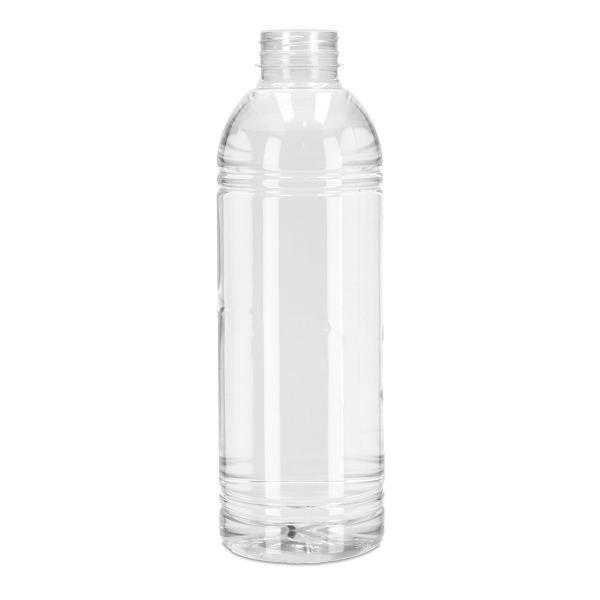 1000 ml round bottle PET clear round