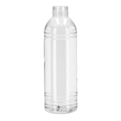 1000 ml round bottle PET clear round