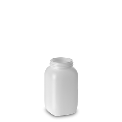 Flacon chimique 315 ml HDPE naturel RD 50 carré