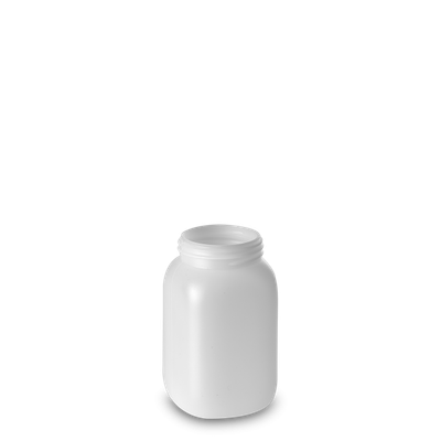 250 ml chemical bottle HDPE natural RD 50 square