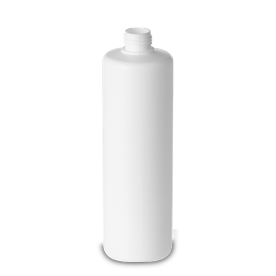 500 ml round bottle HDPE white RD 25 cylindrical