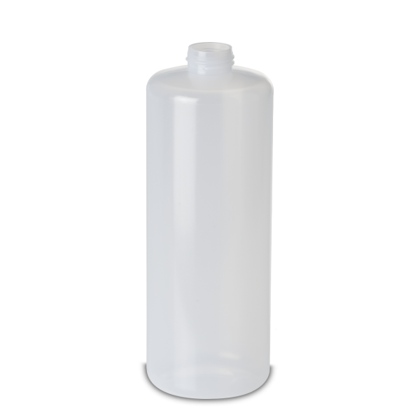 1000 ml round bottle LDPE natural RD 32 cylindrical