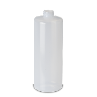 1000 ml round bottle LDPE natural RD 32 cylindrical