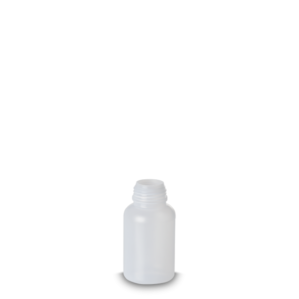 50 ml laboratory bottle LDPE natural RD 18 round