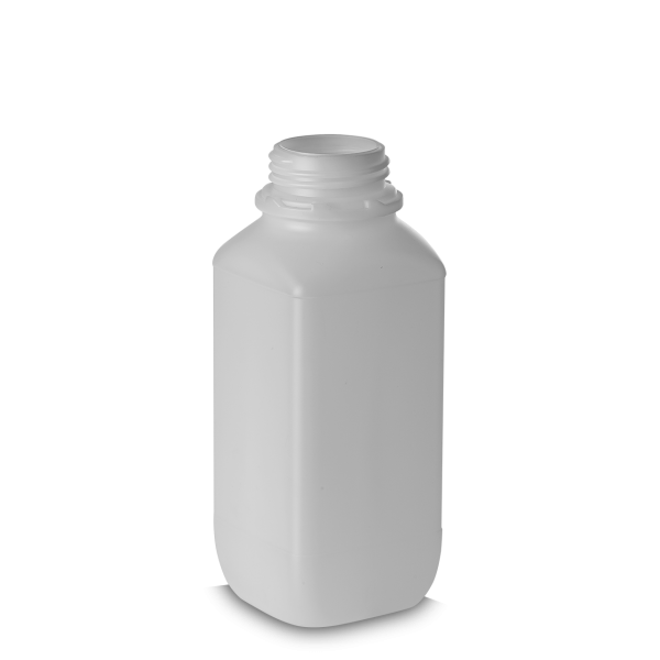 Flacon carré de 1000 ml HDPE naturel OV 54 carré