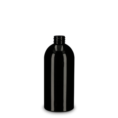 500 ml Boston Round - PET - noir - 28/410