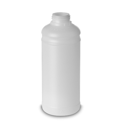 1000 ml round bottle HDPE natural RD 42 round