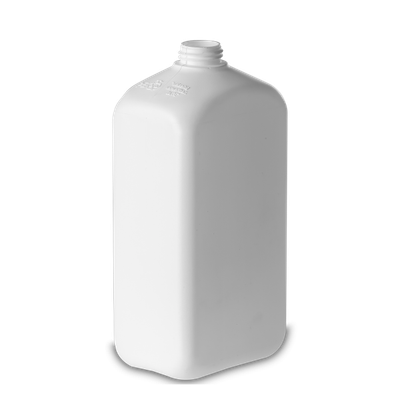 1000 ml square bottle HDPE white RD 28 rectangular