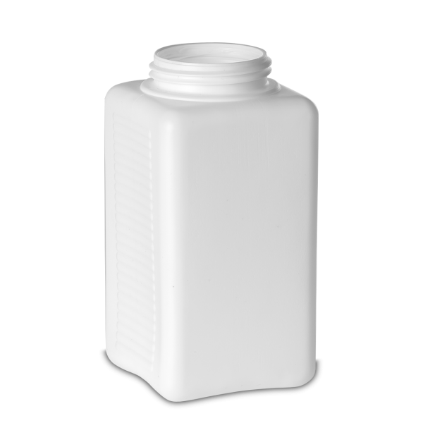 850 ml square bottle HDPE white RD 60 square