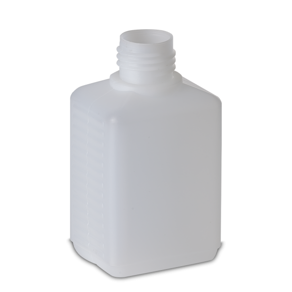 150 ml square bottle HDPE natural RD 25 rectangular