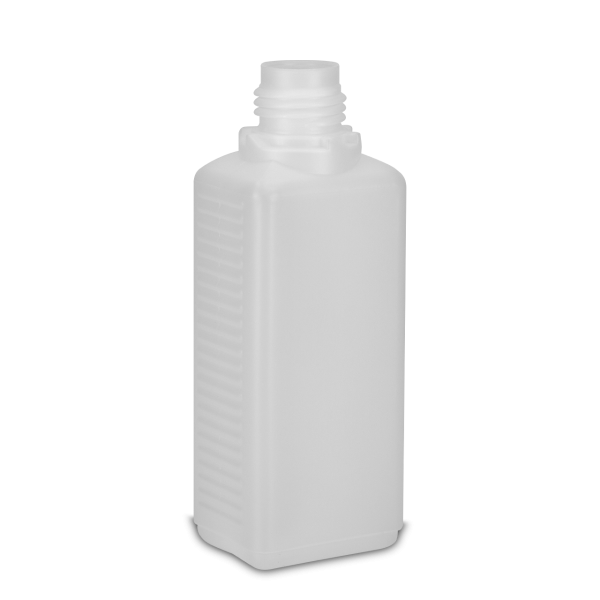 250 ml square bottle HDPE natural OV 28 rectangular