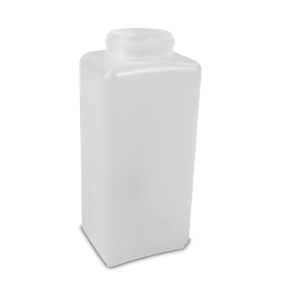 1000 ml square bottle HDPE natural RD 60 rectangular