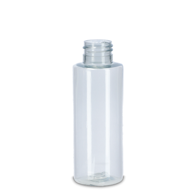 Flacon rond 100 ml rPET naturel 24/410 cylindrique