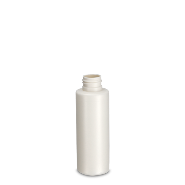 Flacon rond 100 ml bio-PE blanc 24/410 rond