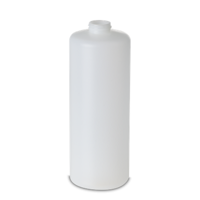 Flacon rond 1000 ml HDPE naturel RD 32 cylindrique