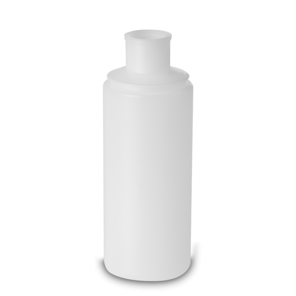 100 ml round bottle HDPE natural PR cylindrical
