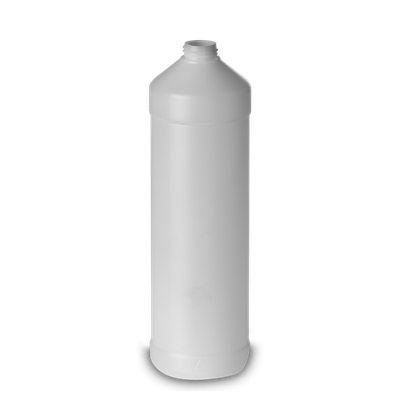 1000 ml round bottle HDPE natural RD 28 cylindrical