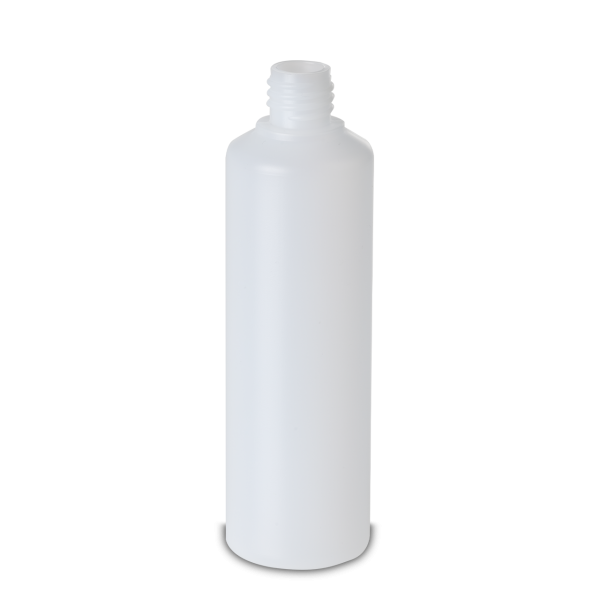 Flacon rond 125 ml HDPE naturel RD 18 cylindrique