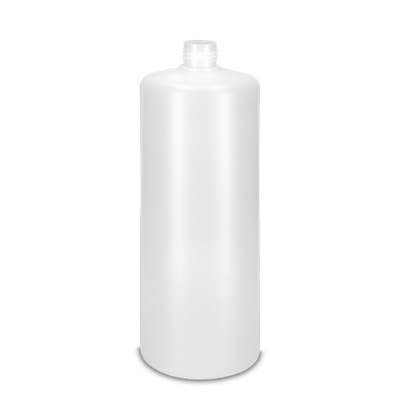 Botella redonda 1000 ml HDPE natural RD 25 cilíndrica