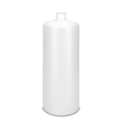1000 ml Rundflasche HDPE natur RD 25 zylindrisch