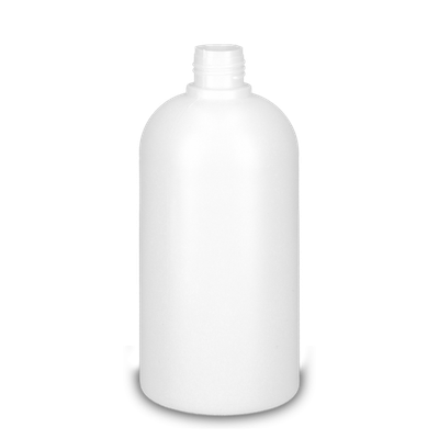 Botella redonda 500 ml HDPE blanco RD 25 redonda