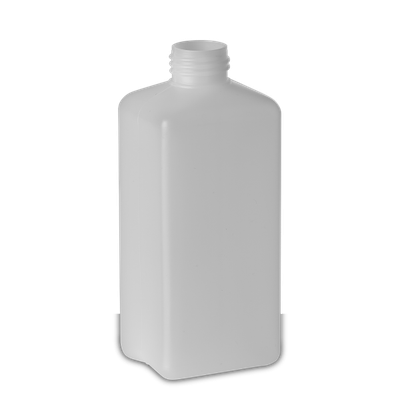 250 ml dispenser bottle HDPE natural RD 25 rectangular