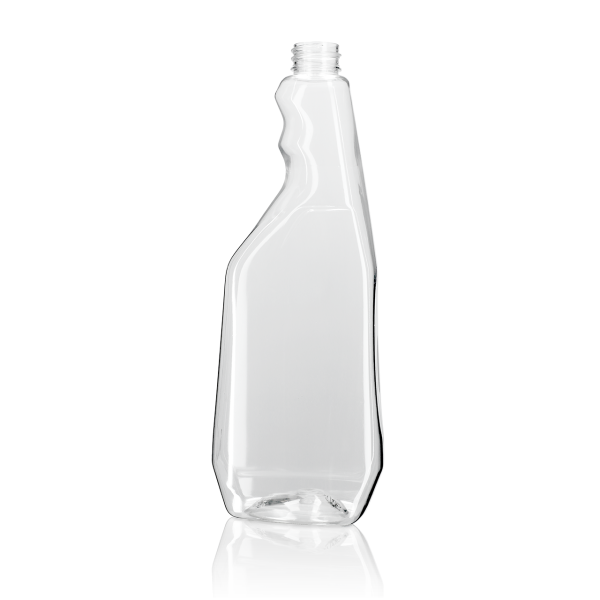 Botella pulverizadora 750 ml PET transparente 28/410 spray
