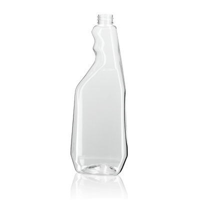 750 ml spray bottle PET clear 28/410 spray