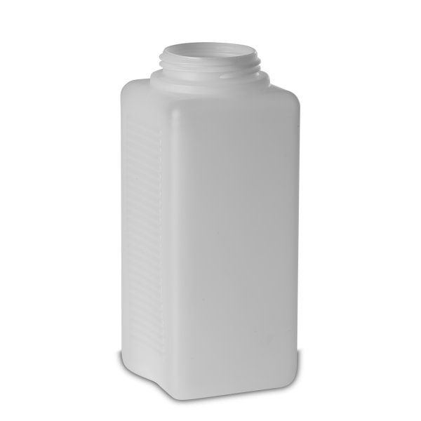 Botella dosificadora 1000 ml HDPE natural RD 60 cuadrada