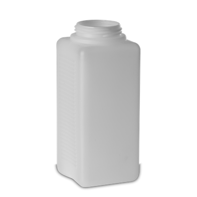 Flacone dosatore da 1000 ml HDPE naturale RD 60 quadrato