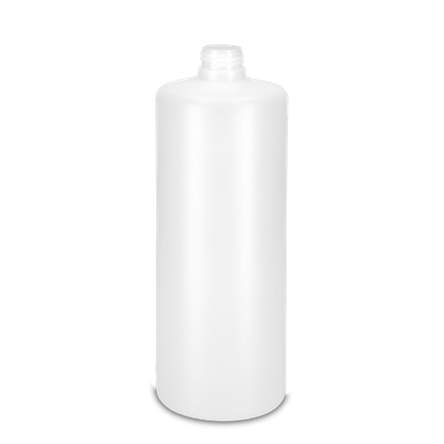 Flacon rond 1000 ml HDPE naturel ZP 28 cylindrique