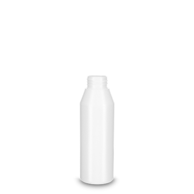 250 ml round bottle LDPE white RD 32 cylindrical