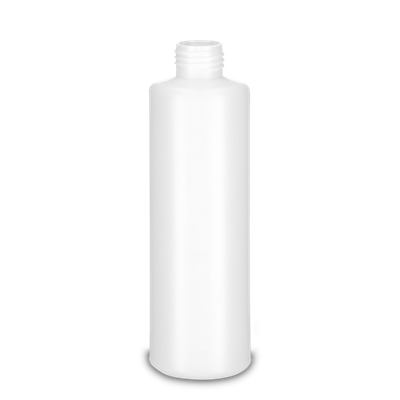 250 ml round bottle HDPE white RD 25 cylindrical
