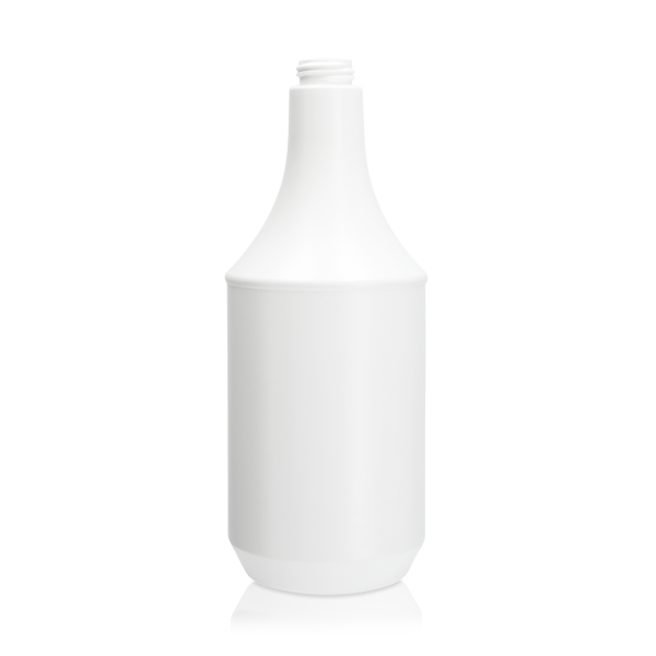 Botella pulverizadora 1000 ml HDPE blanco RD 28 spray