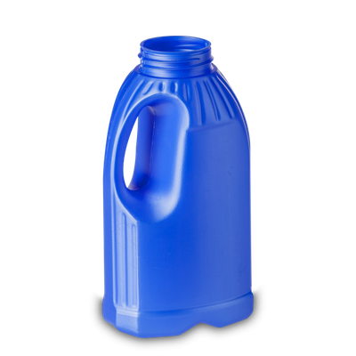Bottiglia con manico da 500 ml HDPE blu manico RD 40