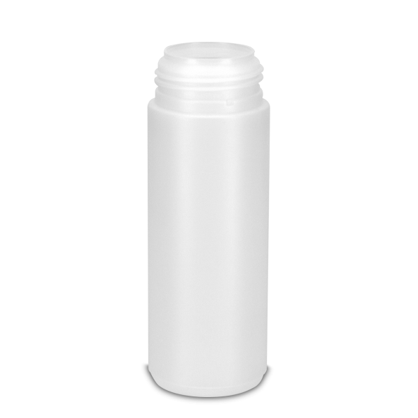 150 ml round bottle HDPE natural RD 43 cylindrical