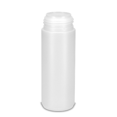 150 ml round bottle HDPE natural RD 43 cylindrical