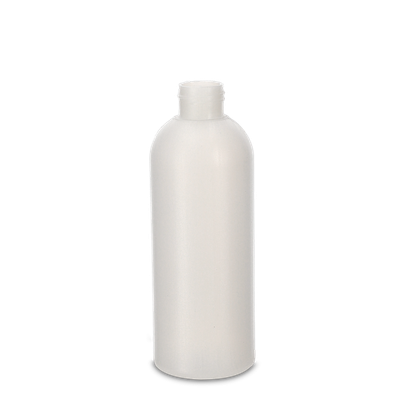 Flacon rond 250 ml recyclé naturel 24/410 cylindrique