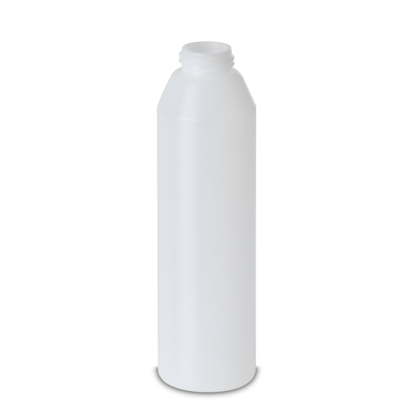 250 ml round bottle HDPE natural RD 28 cylindrical