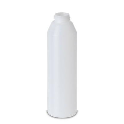 250 ml Rundflasche HDPE natur RD 28 zylindrisch