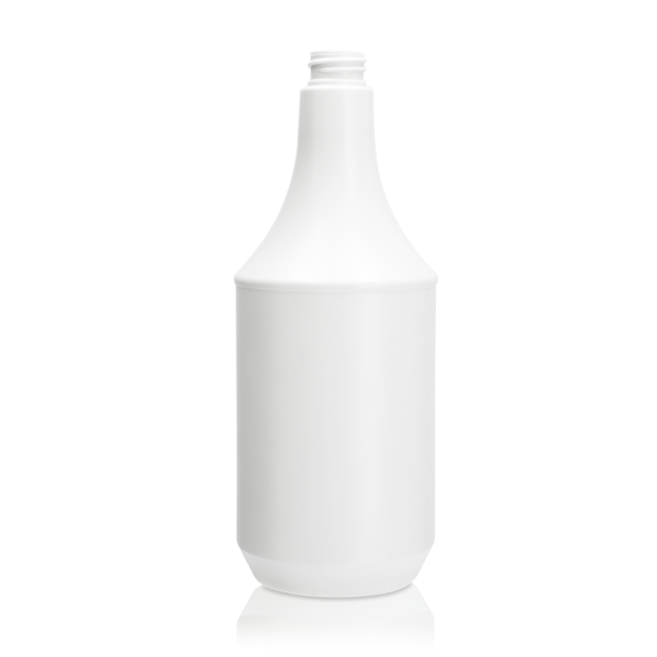 Flacone spray da 1000 ml HDPE bianco 28/410 spray