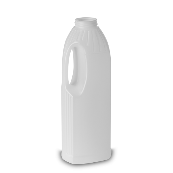 1000 ml handle bottle HDPE natural RD 40 handle