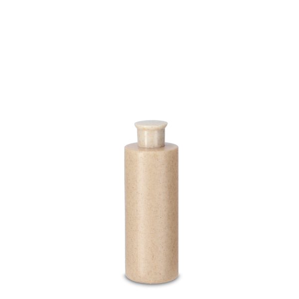 125 ml round bottle - wheat straw - incl. screw cap - weight 18/410