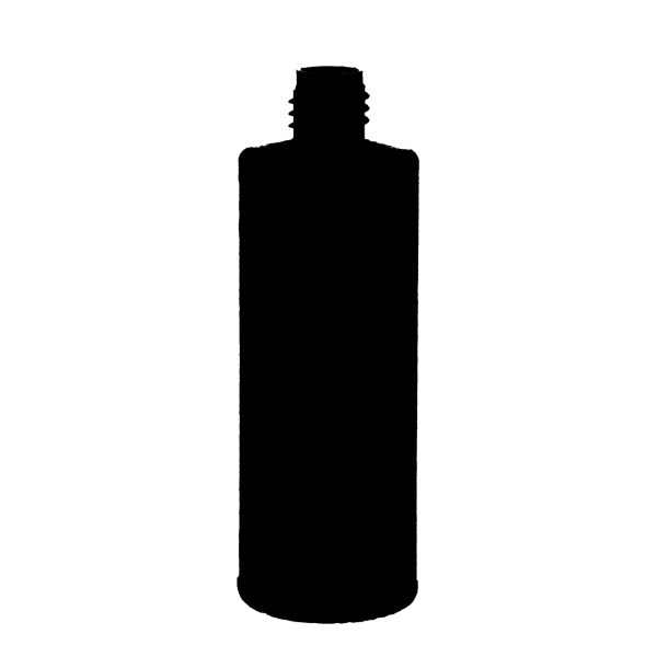 150 ml round bottle HDPE white RD 20 cylindrical