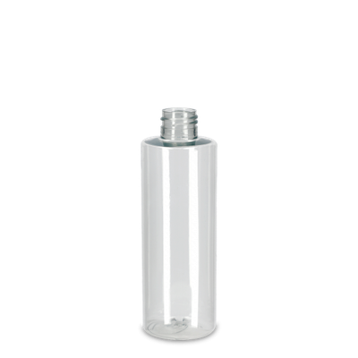 Flacon rond 200 ml rPET naturel 24/410 cylindrique