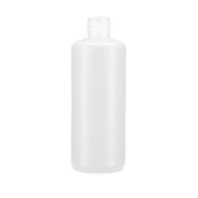 100 ml round bottle HDPE natural RD 18 cylindrical