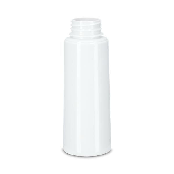 300 ml round bottle PET white 34