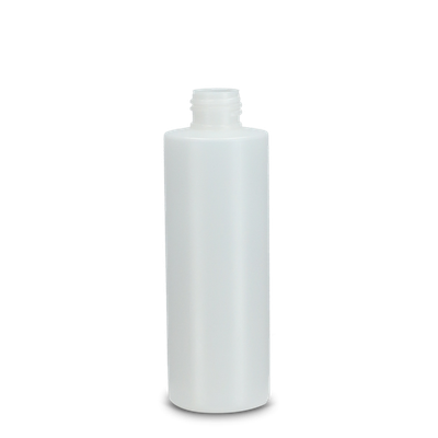 200 ml round bottle organic PE natural 24/410 round