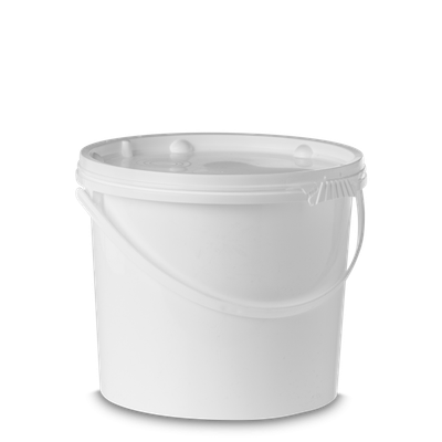 11 Liter Gefahrguteimer - PP - weiß - incl. Deckel