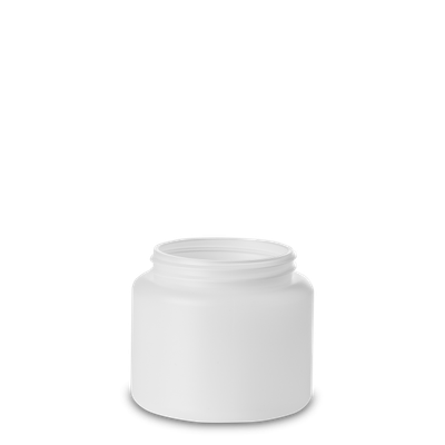 500 ml screw cap jar HDPE natural RD 80 round